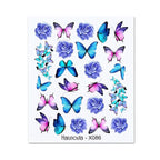 Embossed Nails Sticker 3D Flower Leaves Slider Water Transfer Nail Decals for Nail Art Transfer Sticker  3D Wave Design Decoration for Women Girls Art Stickers Decal Decoration Metallic Curve Strip Line Nail Decor Stevvex