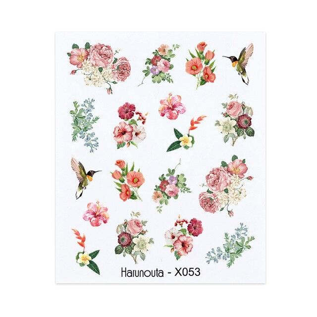 Embossed Nails Sticker 3D Flower Leaves Slider Water Transfer Nail Decals for Nail Art Transfer Sticker  3D Wave Design Decoration for Women Girls Art Stickers Decal Decoration Metallic Curve Strip Line Nail Decor Stevvex