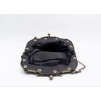 Embroidered Rose with Sequins Beads Evening Clutch Bag (MAC291)