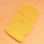 Embroidery Three-hole Balaclava Knit Hat Army Tactical CS Winter Ski Riding Mask Beanie Prom Party Mask Warm Mask Three 3 Hole Balaclava Knit Hat Ski Mask 3-Hole Knit Hat Full Face Cover Balaclava Hats Funny Party Embroidery Beanies Caps Stevvex