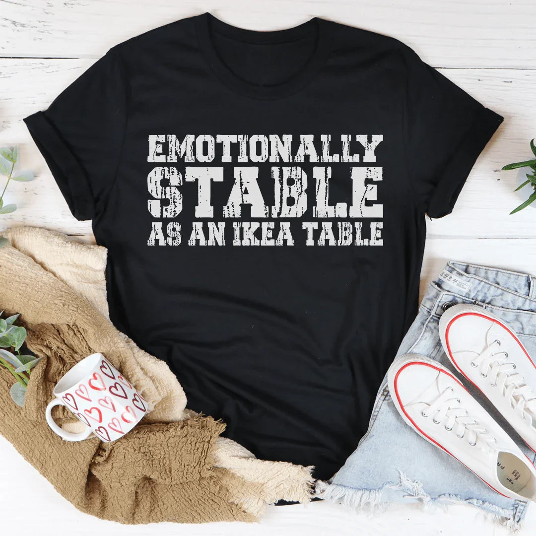 Emotionally Stable Tee Peachy Sunday
