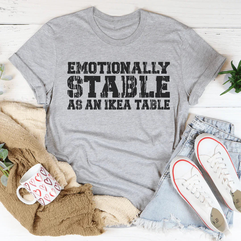 Emotionally Stable Tee Peachy Sunday