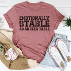 Emotionally Stable Tee Peachy Sunday