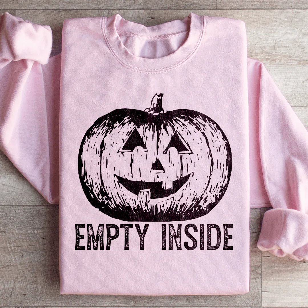 Empty Inside Pumpkin Sweatshirt Peachy Sunday