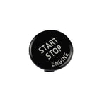 Engine START STOP Sports Engine Start Stop Button Cover Keyless Go Ignition Sticker Start Stop Engine Button Switch Cover Button Accessories Key Decor for Car Replace Cover Stevvex