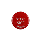 Engine START STOP Sports Engine Start Stop Button Cover Keyless Go Ignition Sticker Start Stop Engine Button Switch Cover Button Accessories Key Decor for Car Replace Cover Stevvex