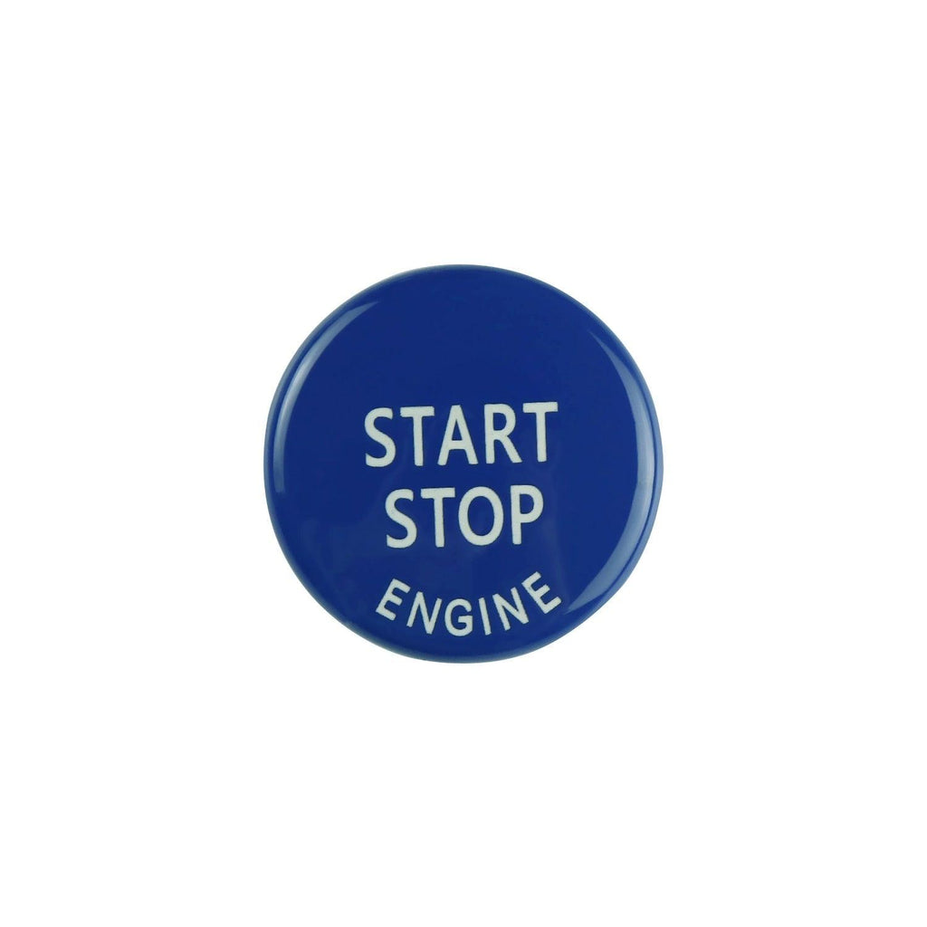 Engine START STOP Sports Engine Start Stop Button Cover Keyless Go Ignition Sticker Start Stop Engine Button Switch Cover Button Accessories Key Decor for Car Replace Cover Stevvex
