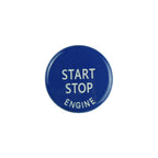 Engine START STOP Sports Engine Start Stop Button Cover Keyless Go Ignition Sticker Start Stop Engine Button Switch Cover Button Accessories Key Decor for Car Replace Cover Stevvex