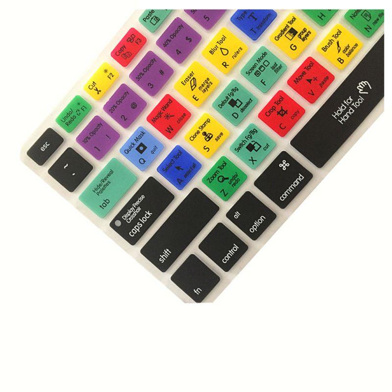 English Adobe Photoshop Shortcut Keys Keyboard Protector Keyboard Covers Perfect Fit Silicone Skin Keyboard Covers For Laptops Stevvex