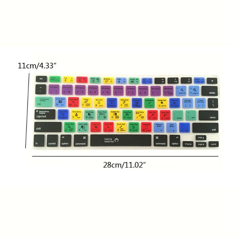 English Adobe Photoshop Shortcut Keys Keyboard Protector Keyboard Covers Perfect Fit Silicone Skin Keyboard Covers For Laptops Stevvex