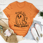 Enough With The Boo Sheet Tee Peachy Sunday