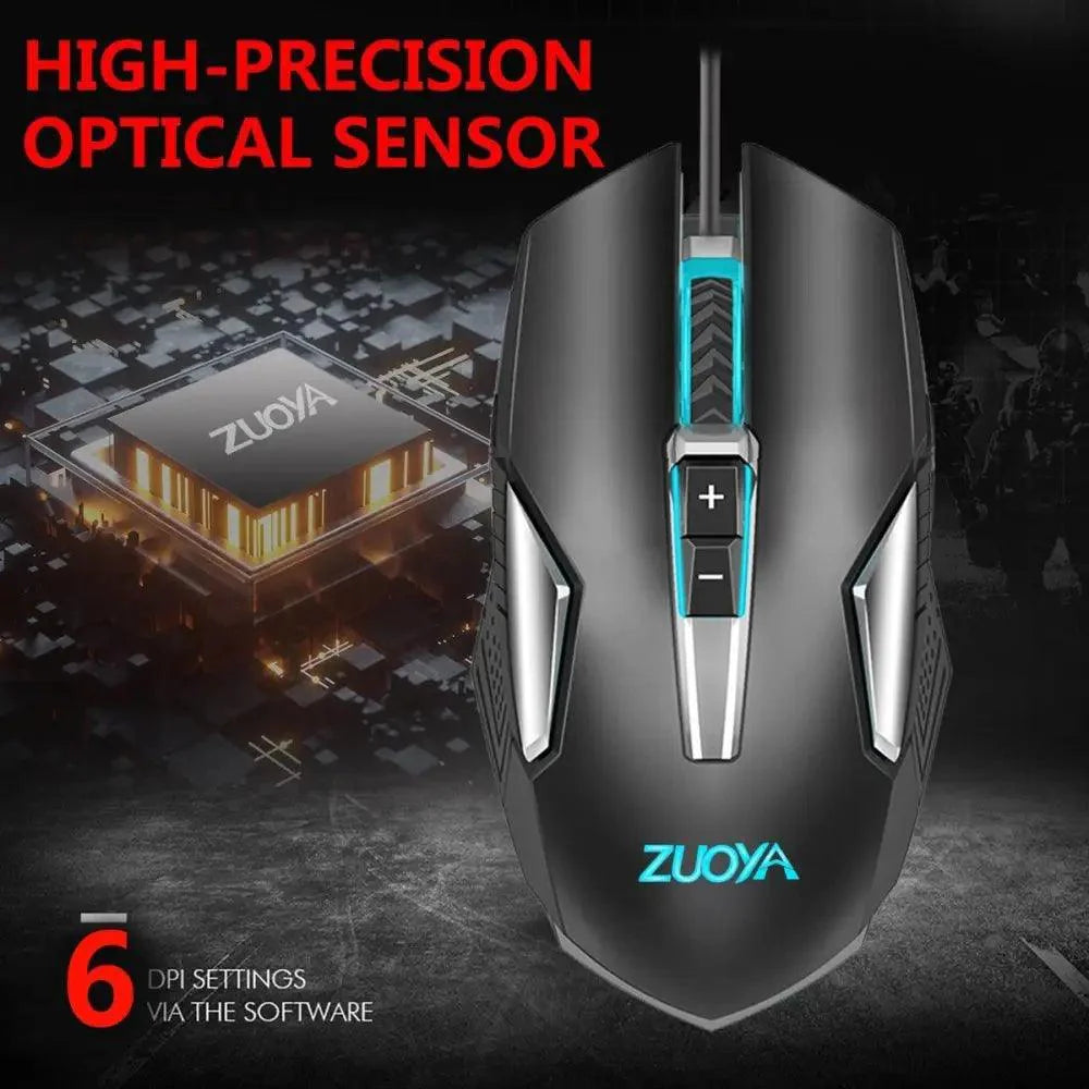 Ergonomic Design Wired RGB Professional Gaming Mouse Optical Gamer Mice Adjustable DPI Mouse With Backlight For Computer Stevvex