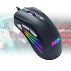 Ergonomic Design Wired RGB Professional Gaming Mouse Optical Gamer Mice Adjustable DPI Mouse With Backlight For Computer Stevvex