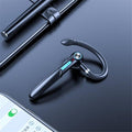 Ergonomic Single Lightweight Bluetooth Earphones Handsfree Wireless Headphones Business Driving Headset Outdoor Sports Volume Control Earphone Fingerprint Design Over Ear Earphone Stevvex