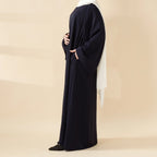 Essential Premium Loose Fit Abaya 2-Piece Set with Versatile Pockets (MA120)