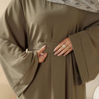 Essential Premium Loose Fit Abaya 2-Piece Set with Versatile Pockets (MA120)