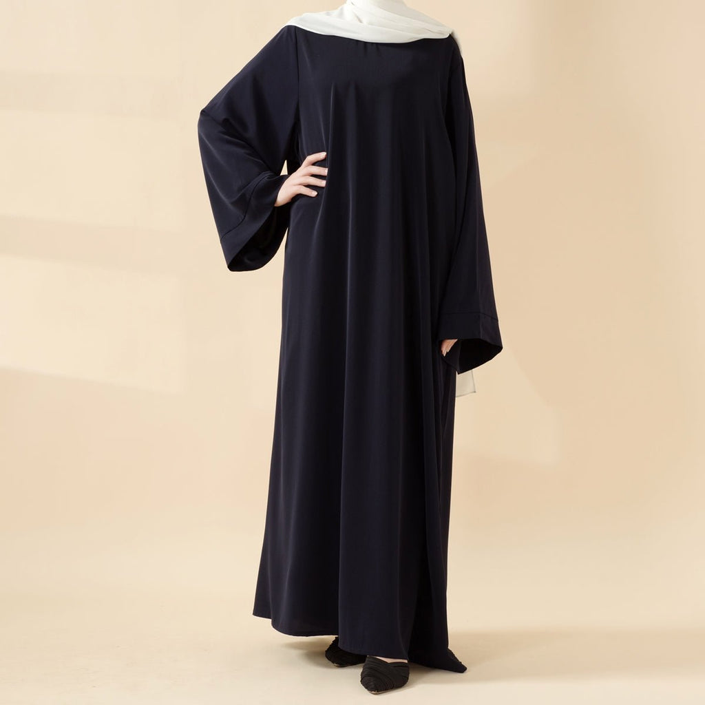 Essential Premium Loose Fit Abaya 2-Piece Set with Versatile Pockets (MA120)