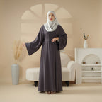 Essential Premium Loose Fit Abaya 2-Piece Set with Versatile Pockets (MA120)