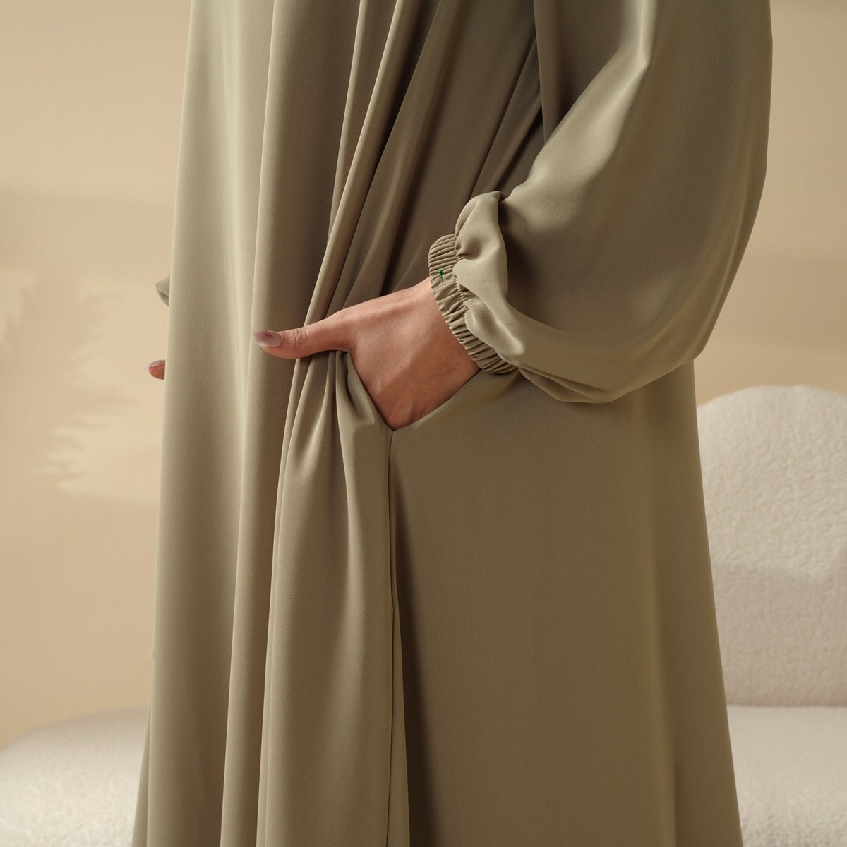 Essential Premium Versatile Pockets Umbrella Cut Abaya (MA113) Mariam's Collection