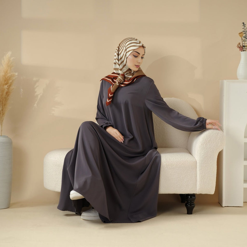 Essential Premium Versatile Pockets Umbrella Cut Abaya (MA113) Mariam's Collection
