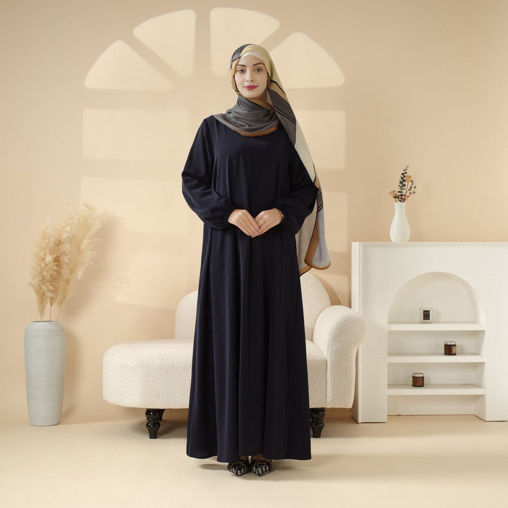 Essential Premium Versatile Pockets Umbrella Cut Abaya (MA113) Mariam's Collection