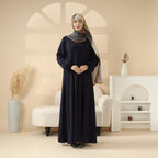 Essential Premium Versatile Pockets Umbrella Cut Abaya (MA113) Mariam's Collection
