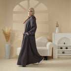 Essential Premium Versatile Pockets Umbrella Cut Abaya (MA113) Mariam's Collection