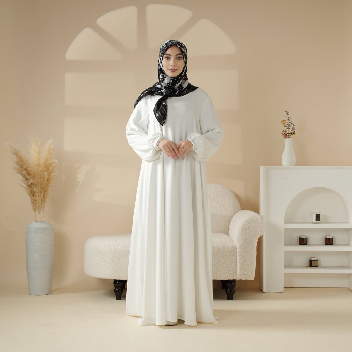 Essential Premium Versatile Pockets Umbrella Cut Abaya (MA113) Mariam's Collection