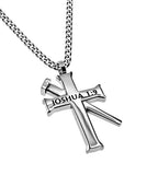 Established Silver Cross Necklace KingdomWear