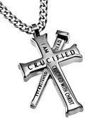 Established Silver Cross Necklace KingdomWear