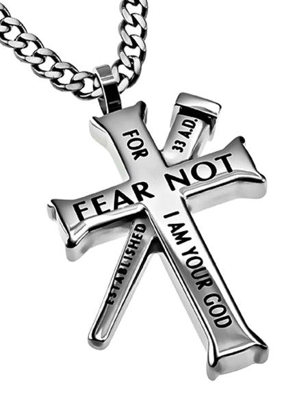Established Silver Cross Necklace KingdomWear