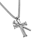 Established Silver Cross Necklace KingdomWear