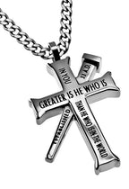 Established Silver Cross Necklace KingdomWear