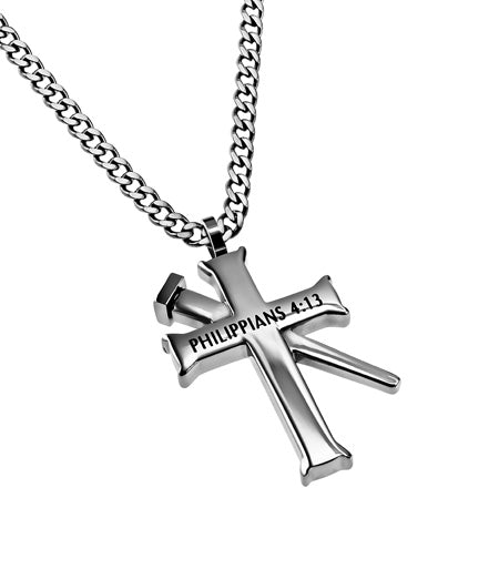 Established Silver Cross Necklace KingdomWear