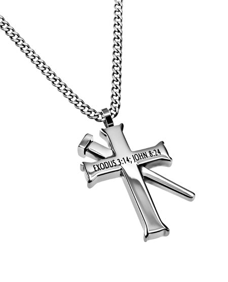 Established Silver Cross Necklace KingdomWear