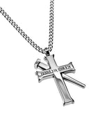 Established Silver Cross Necklace KingdomWear