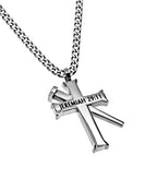 Established Silver Cross Necklace KingdomWear