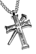 Established Silver Cross Necklace KingdomWear