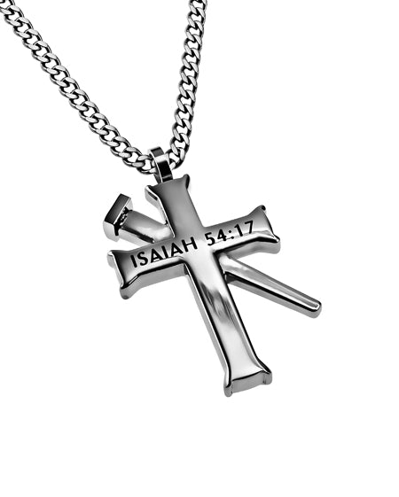 Established Silver Cross Necklace KingdomWear