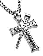 Established Silver Cross Necklace KingdomWear