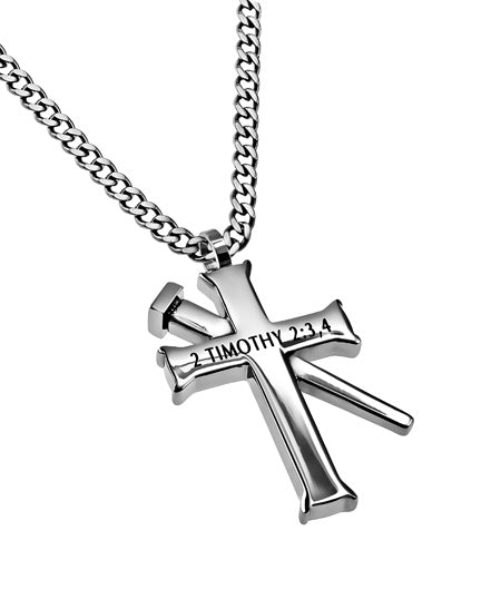 Established Silver Cross Necklace KingdomWear