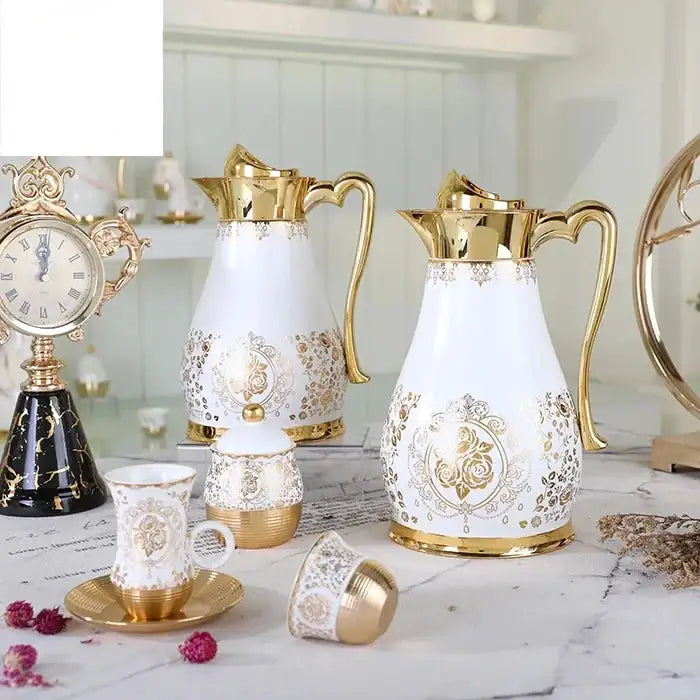 Turkish Gold Plated Thermos Pi-Mart