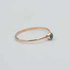 Ethiopian Opal 14K Gold Filled Minimal Stacking Ring