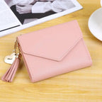 Ethnic Design Leather Small Wallet For Women Luxury Famous Short Coin Zipper Purse, Credit Card Holder Mini Wallets/Purses Female Stevvex