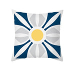 Ethnic Floral Patterns Sofa Cushion Cases Nordic Geometric Simple Blue Modern Decorative Throw Pillow Case Cushion Case For Room Bedroom Pillows Case Bohemian Decor Home Pillows 45x45CM Stevvex