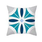 Ethnic Floral Patterns Sofa Cushion Cases Nordic Geometric Simple Blue Modern Decorative Throw Pillow Case Cushion Case For Room Bedroom Pillows Case Bohemian Decor Home Pillows 45x45CM Stevvex