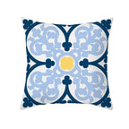 Ethnic Floral Patterns Sofa Cushion Cases Nordic Geometric Simple Blue Modern Decorative Throw Pillow Case Cushion Case For Room Bedroom Pillows Case Bohemian Decor Home Pillows 45x45CM Stevvex