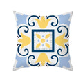 Ethnic Floral Patterns Sofa Cushion Cases Nordic Geometric Simple Blue Modern Decorative Throw Pillow Case Cushion Case For Room Bedroom Pillows Case Bohemian Decor Home Pillows 45x45CM Stevvex