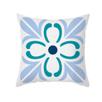 Ethnic Floral Patterns Sofa Cushion Cases Nordic Geometric Simple Blue Modern Decorative Throw Pillow Case Cushion Case For Room Bedroom Pillows Case Bohemian Decor Home Pillows 45x45CM Stevvex