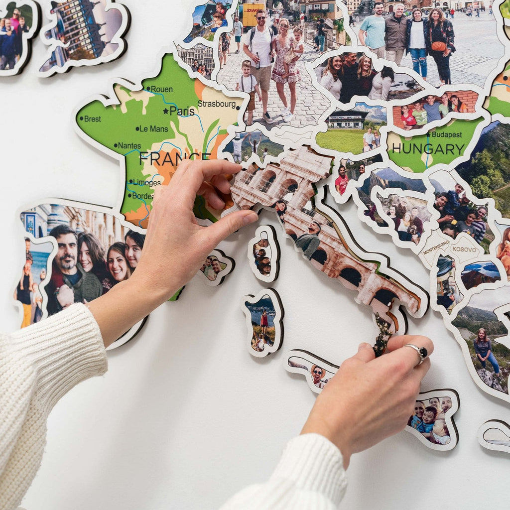 Europe Photo Map Physical - SJB-DIAMOND ELITES